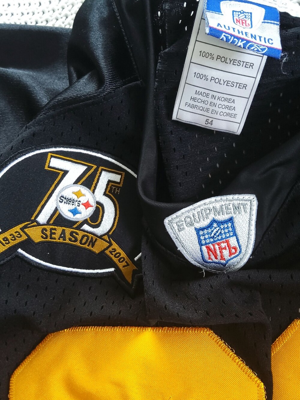 Steelers 75th Season 2007 Ward #86 Football Jersey